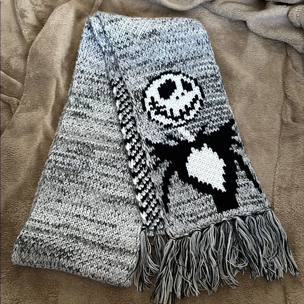 Disney The Nightmare Before Christmas Jack Knit Scarf